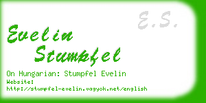 evelin stumpfel business card